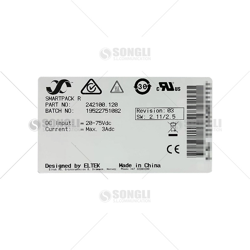 eltek smartpack r 242100.120 controller module eltek smartpack r 242100.120 controller module