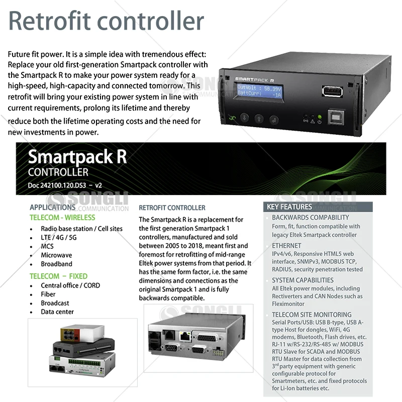 eltek smartpack r 242100.120 controller module eltek smartpack r 242100.120 controller module